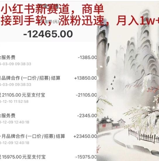 小红书新赛道，商单接到手软，涨粉迅速，一个月1w+-2Y资源网