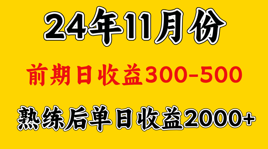轻资产项目，前期日收益500左右，后期日收益1500-2000左右，多劳多得-2Y资源网