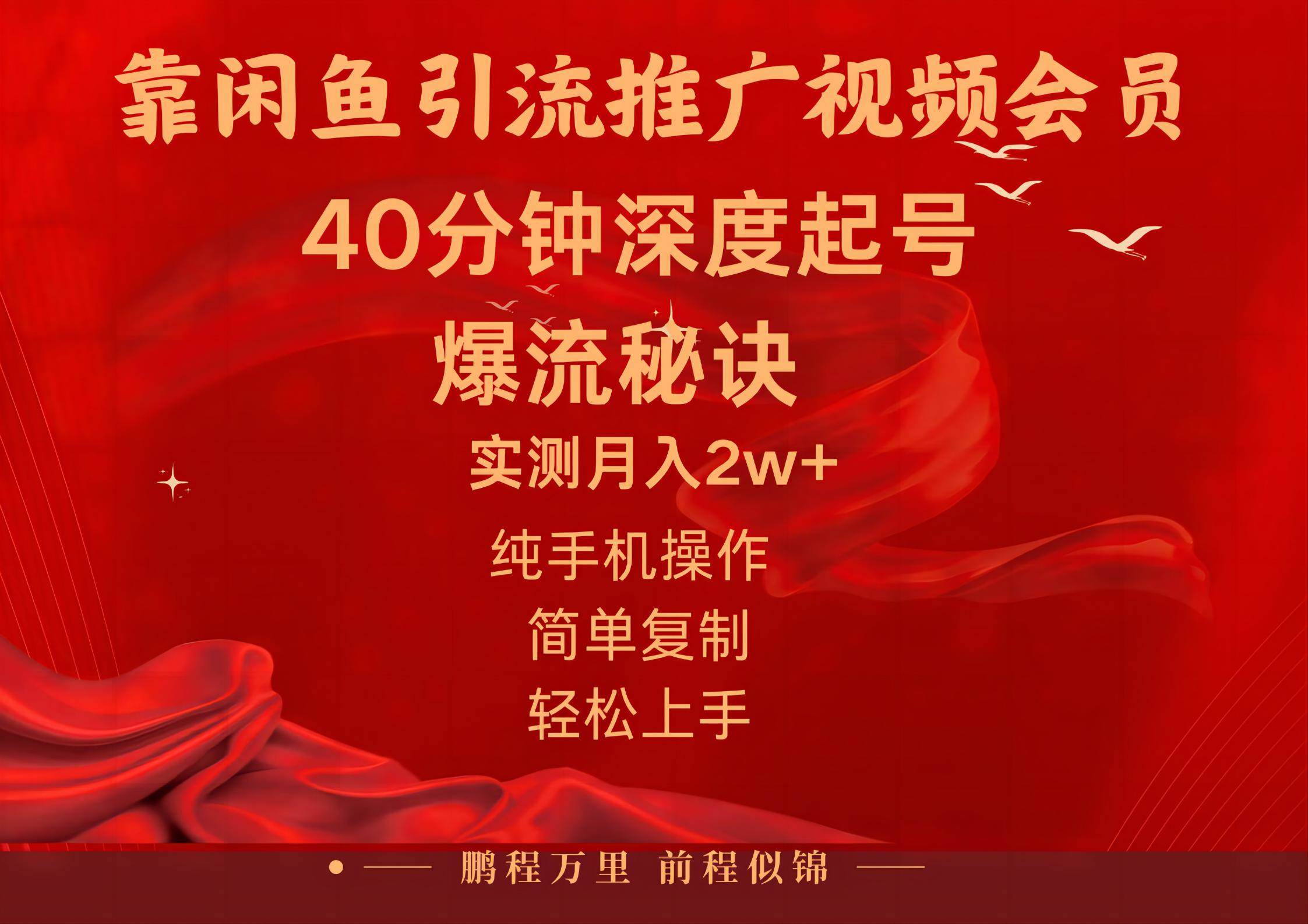 闲鱼暴力引流推广视频会员，能做到日入2W+，操作简单-2Y资源网