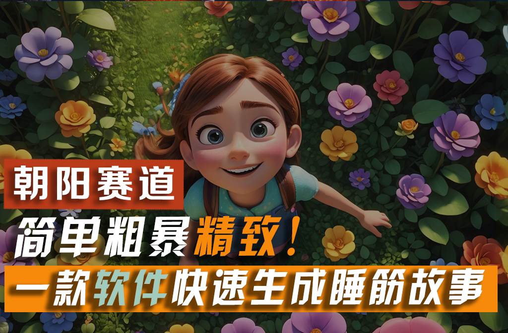 利用一款软件5分钟一条爆款睡前故事，简单粗暴精致！小白月入2w+-2Y资源网