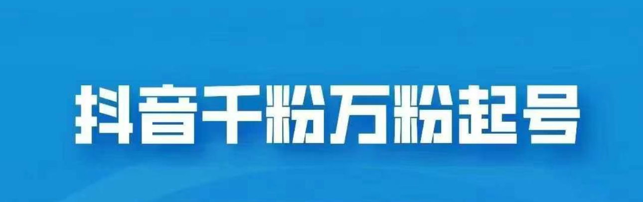 抖音千粉日入1000免费分享-2Y资源网