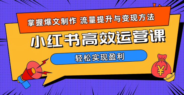 价值980小红书运营操作指南-2Y资源网