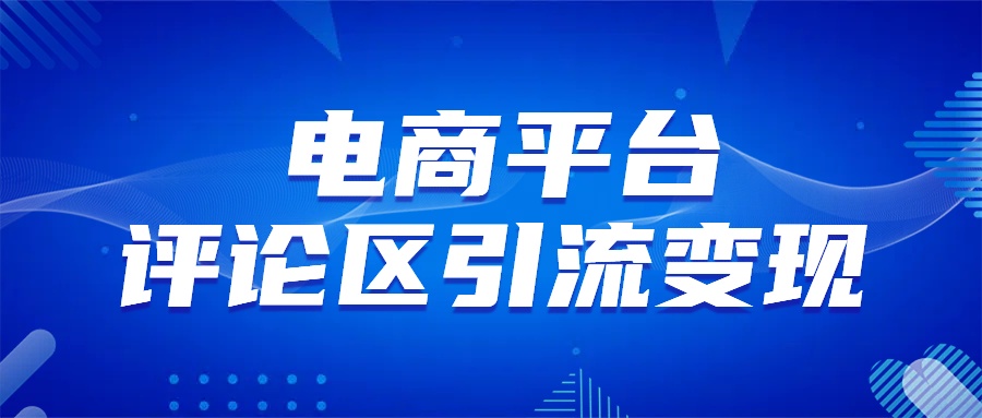 电商平台评论引流变现，无需开店铺长期精准引流，简单粗暴-2Y资源网