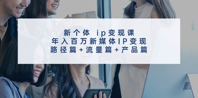 新个体 ip变现课，年入百万新媒体IP变现，路径篇+流量篇+产品篇-2Y资源网