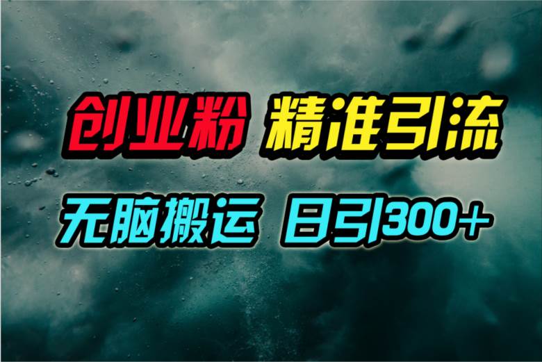 视频号纯搬运日引300+创业粉教程！-2Y资源网